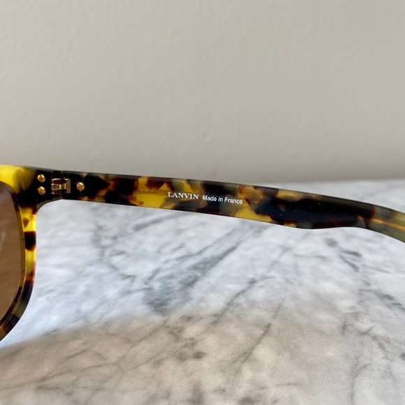Lanvin Tortoise Shell Sunglasses - Picture 6 of 8